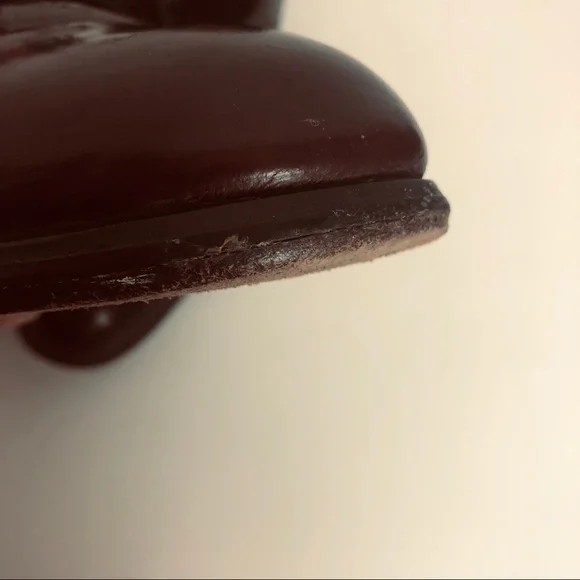 French Shriner Black & Wine Dress Shoes Size 12 - Picture 7 of 8